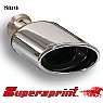 Supersprint Oval End Pipe 145mm x 95mm