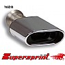 Supersprint Endpipe Oval 145mm x 75mm