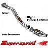 Supersprint Downpipe Right + Metal Cat