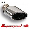 Supersprint Oval End Pipe 145mm x 95mm