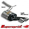 Supersprint Rear Exhaust Left 2 x 90mm x 70mm