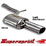 Supersprint Rear Exhaust Left Single Round 100mm