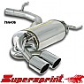 Supersprint Rear Exhaust Twin Round 80mm