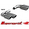 Supersprint End Pipe Kit Left + Right 4 exit 90mm x 70mm