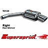 Supersprint Rear Exhaust Right 145mm x 95mm