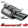 Supersprint Rear Exhaust Left 145mm x 95mm
