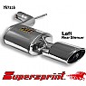 Supersprint Rear Exhaust Left 150mm x 105mm