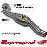 Supersprint Front Pipe with Metal Cat Right