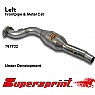 Supersprint Front Pipe with Metal Cat Left