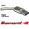Supersprint Rear Exhaust Right 90mm x 70mm