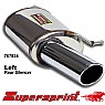 Supersprint Rear Exhaust Left Single Round 100mm