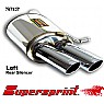 Supersprint Rear Exhaust Left 90mm x 70mm