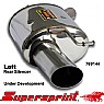 Supersprint Rear Exhaust Left Single Round 100mm Power Loop