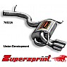 Supersprint Rear Exhaust Twin Round 90mm
