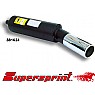 Supersprint Rear Exhaust MAGNUM Single Round 100mm