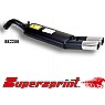 Supersprint Rear Exhaust Twin Round 76mm