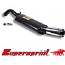 Supersprint Rear Exhaust Single Round 100mm BACKFIRE