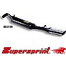 Supersprint Rear Exhaust Oval 145mm x 75mm