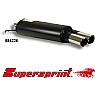 Supersprint Rear Exhaust MAGNUM Single Round 100mm