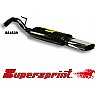 Supersprint Rear Exhaust Oval 145mm x 75mm