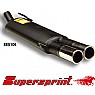 Supersprint Rear Exhaust Twin Round 76mm