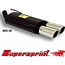 Supersprint Rear Exhaust MAGNUM Twin Round 90mm