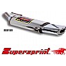 Supersprint Rear Exhaust Oval EVO1 145mm x 75mm Stainless steel