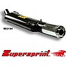 Supersprint Rear Exhaust Single Round 100mm BACKFIRE