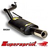Supersprint Rear Exhaust Single Round 76mm