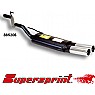 Supersprint Rear Exhaust Twin Round 76mm