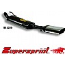 Supersprint Rear Exhaust Oval 145mm x 75mm