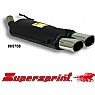 Supersprint Rear Exhaust Twin Oval 95mm x 75mm