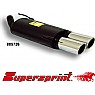 Supersprint Rear Exhaust MAGNUM Twin Round 90mm