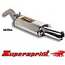 Supersprint Rear Exhaust Single Round 100mm BACKFIRE Stainless steel