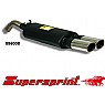 Supersprint Rear Exhaust Twin Oval 95mm x 75mm