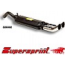 Supersprint Rear Exhaust DTM Twin Round 70mm