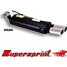 Supersprint Rear Exhaust Twin Round 76mm
