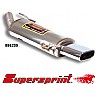 Supersprint Rear Exhaust Oval 145mm x 75mm Stainless steel