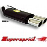Supersprint Rear Exhaust MAGNUM Twin Round 90mm