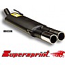 Supersprint Rear Exhaust Twin Round 76mm