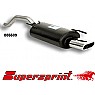 Supersprint Rear Exhaust Oval 125mm x 55mm