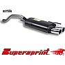 Supersprint Rear Exhaust Twin Round 76mm
