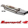 Supersprint Rear Exhaust Twin Oval CLASS 95mm x 80mm Stainless steel