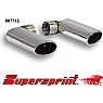 Supersprint End Pipe Kit Left 120mm x 80mm + Right 120mm x 80mm