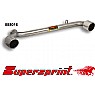 Supersprint End Pipe Kit Left + Right Single Round 100mm.