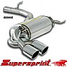 Supersprint Rear Exhaust Twin Round 80mm