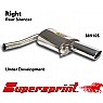 Supersprint Rear Exhaust Right 120mm x 80mm
