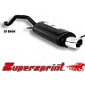 Supersprint Rear Exhaust Single Round 90mm