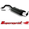 Supersprint Rear Exhaust Single Round 90mm