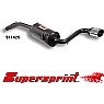Supersprint Rear Exhaust 120mm x 80mm Centre Bumper Outlet